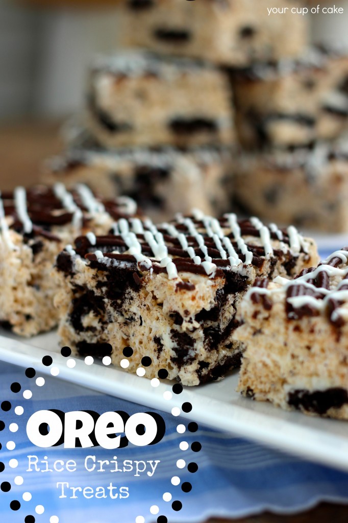 Oreo Rice Crispy Treats