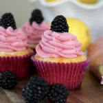 Blackberry Lemonade Cupcakes