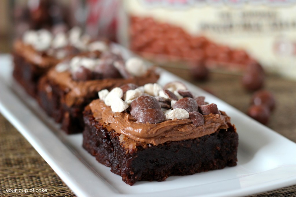 Chocolate Malt Brownies