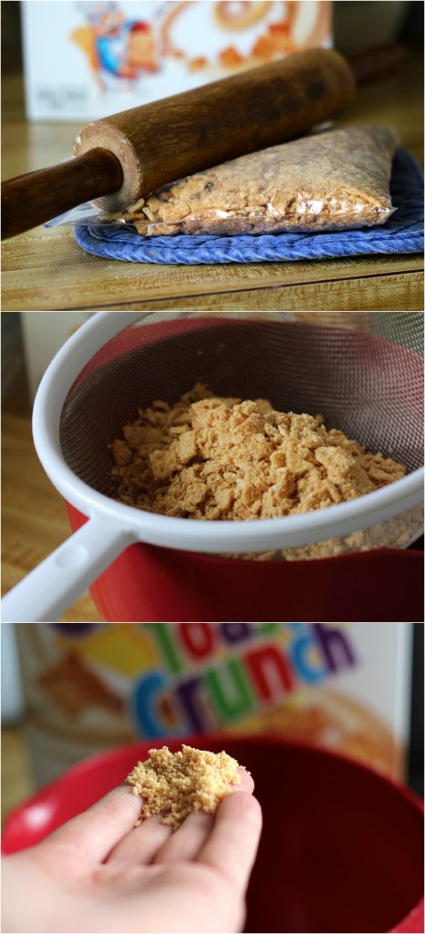 Making Cinnamon Toast Crunch Cupcakes