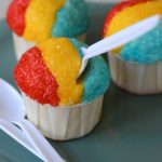 Snow Cone Cupcakes