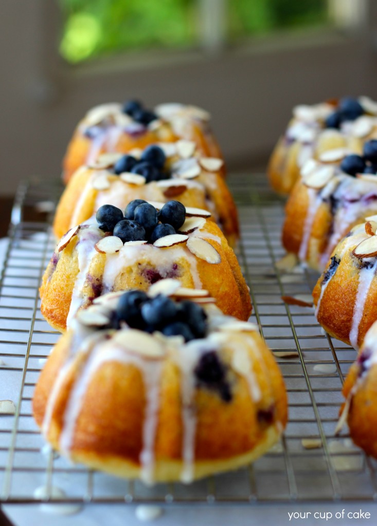 Blueberry Almond Bundt Cake