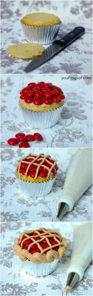 Cherry Pie Cupcake