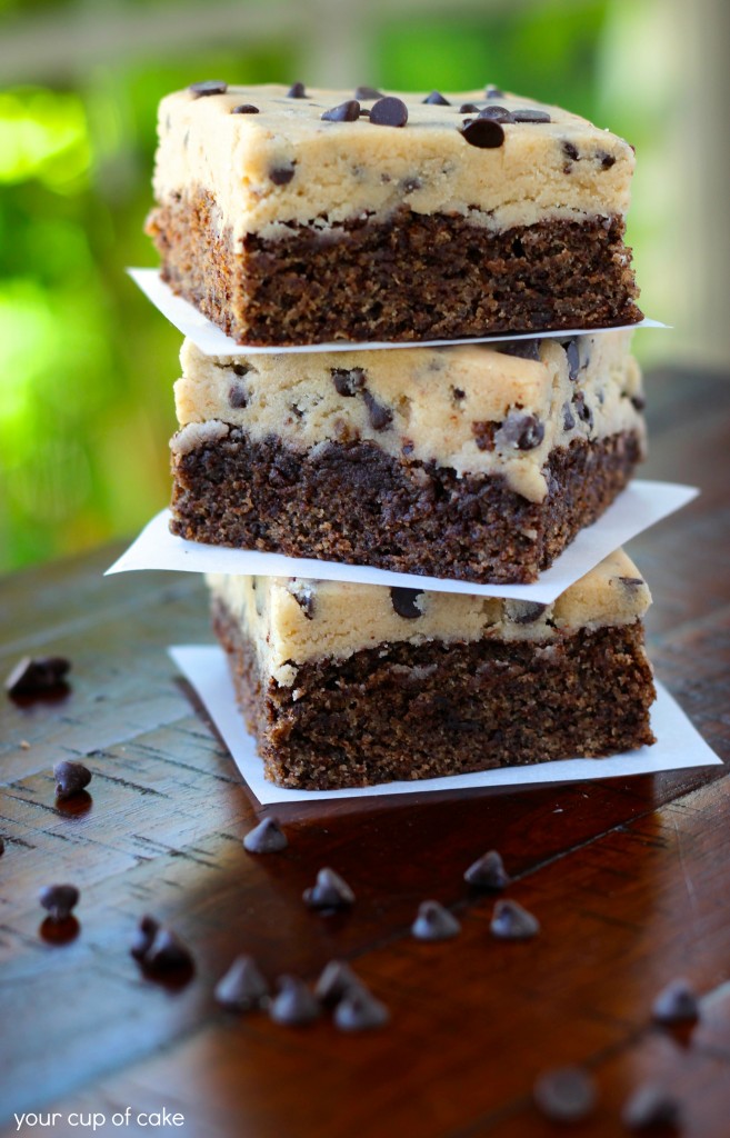 Cookie Dough Brownie Bars