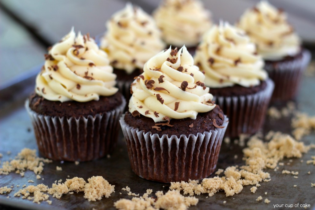 Chocolate Brown Sugar Cupcake
