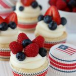 Fruity Fourth Cupcakes