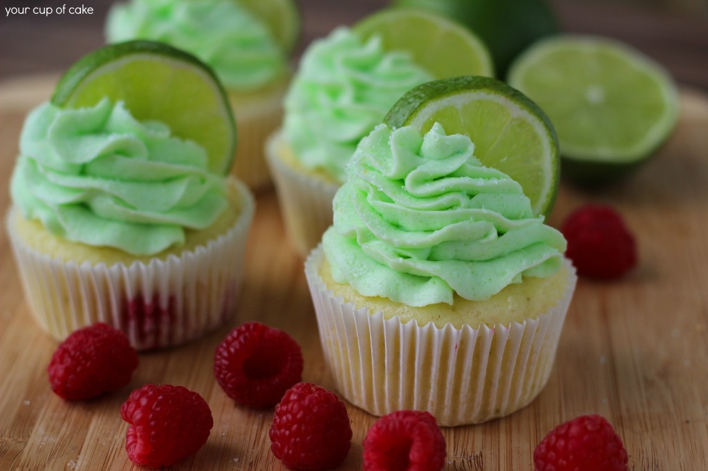 Raspberry Lime Cupcake