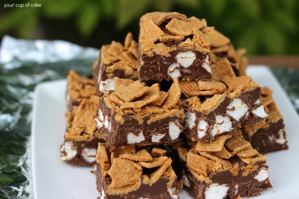 Smores chocolate fudge