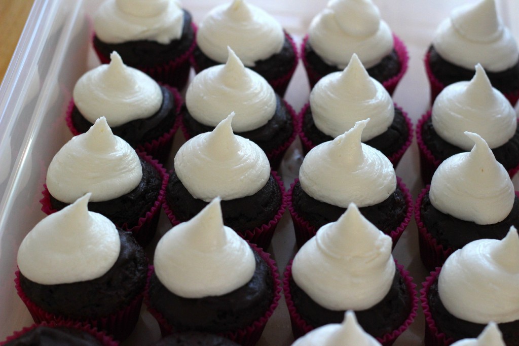 chocolate coconut cupcakes