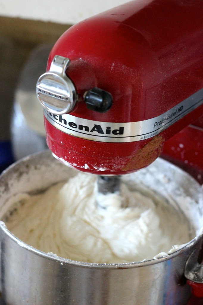 making frosting for cupcakes