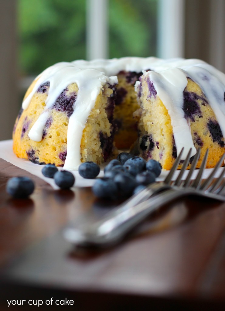 Banana Blueberry Bundt