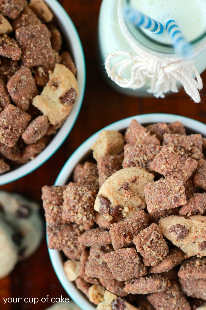 Chocolate Chip Cookie Puppy Chow