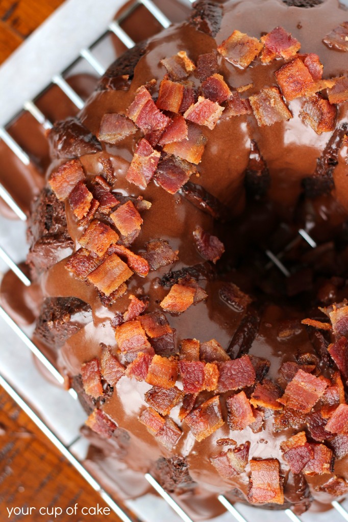 chocolate bacon bundt cake