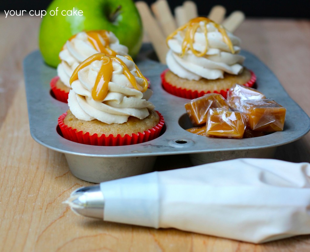 Caramel Apple Cupcake