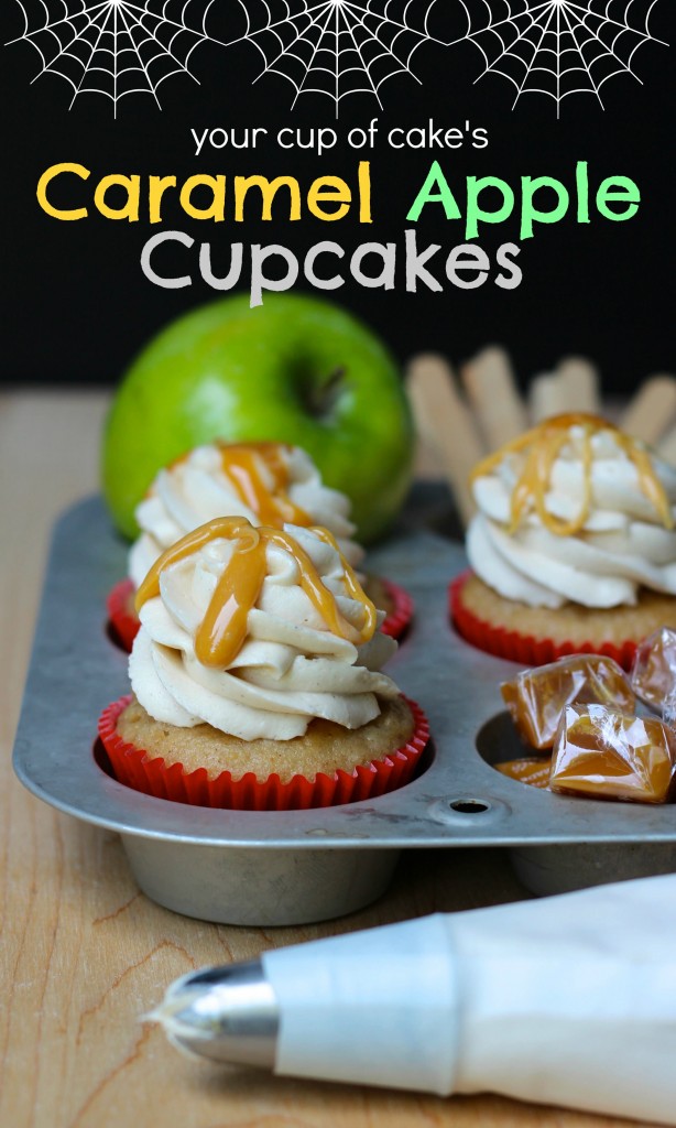 Caramel Apple Cupcakes