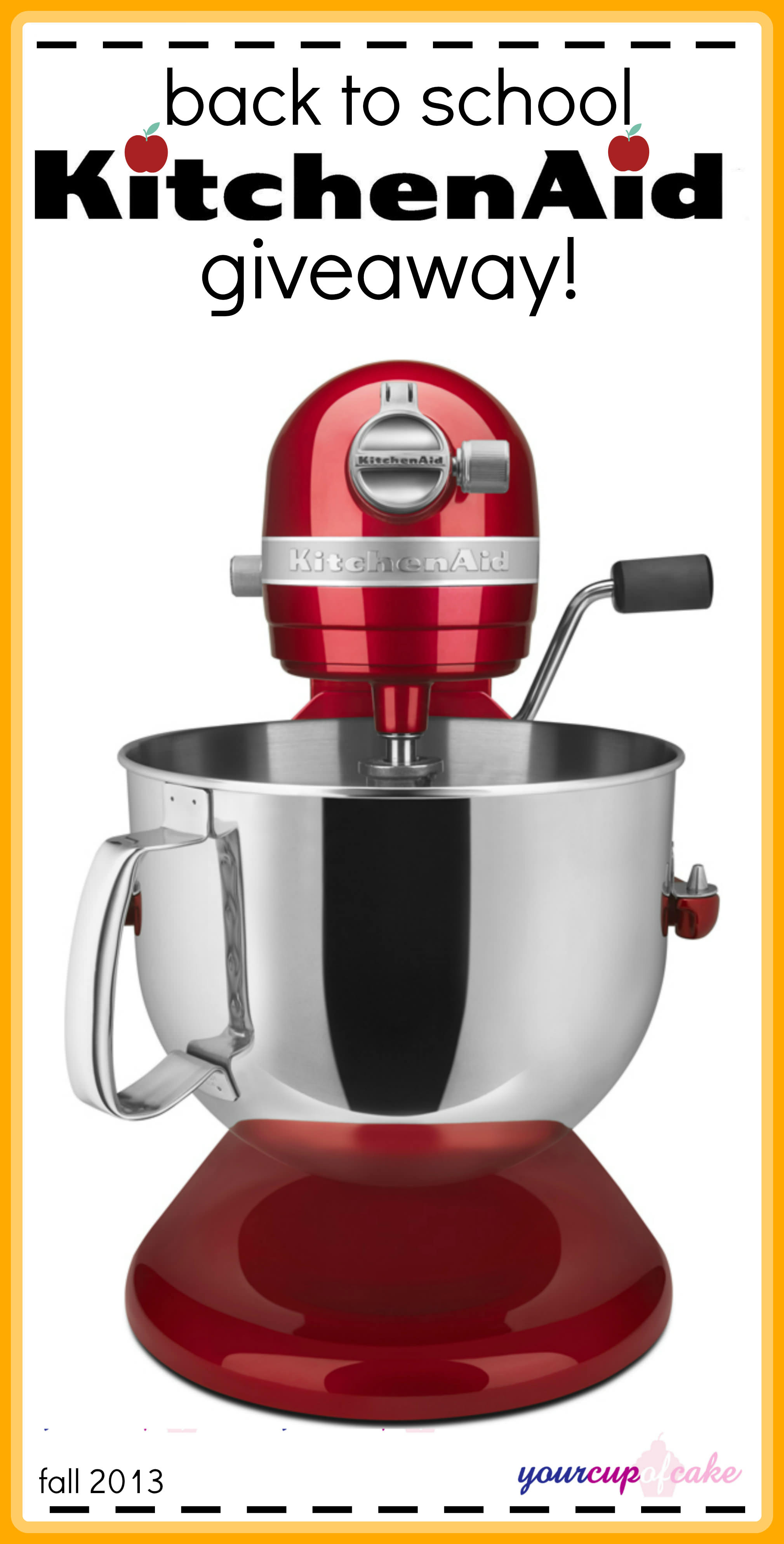KitchenAid Giveaway Your Cup of Cake