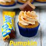 Pumpkin Butterfinger Cupcakes