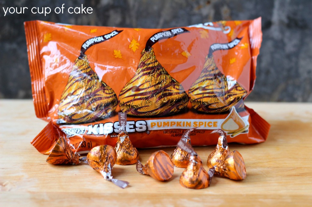 Baking with Hershey Pumpkin Spice Kiss