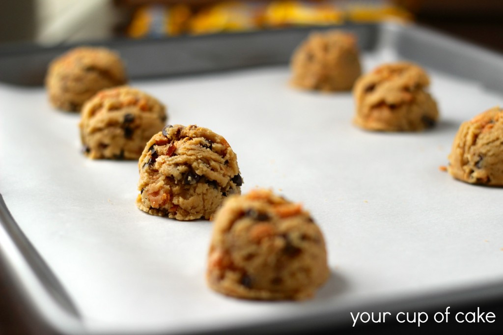 Butterfinger cookie dough