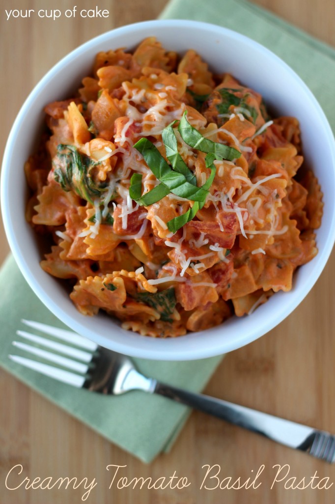 Creamy Tomato Basil Pasta