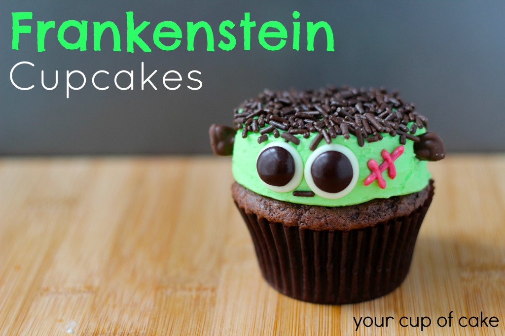 Frankenstein Cupcakes