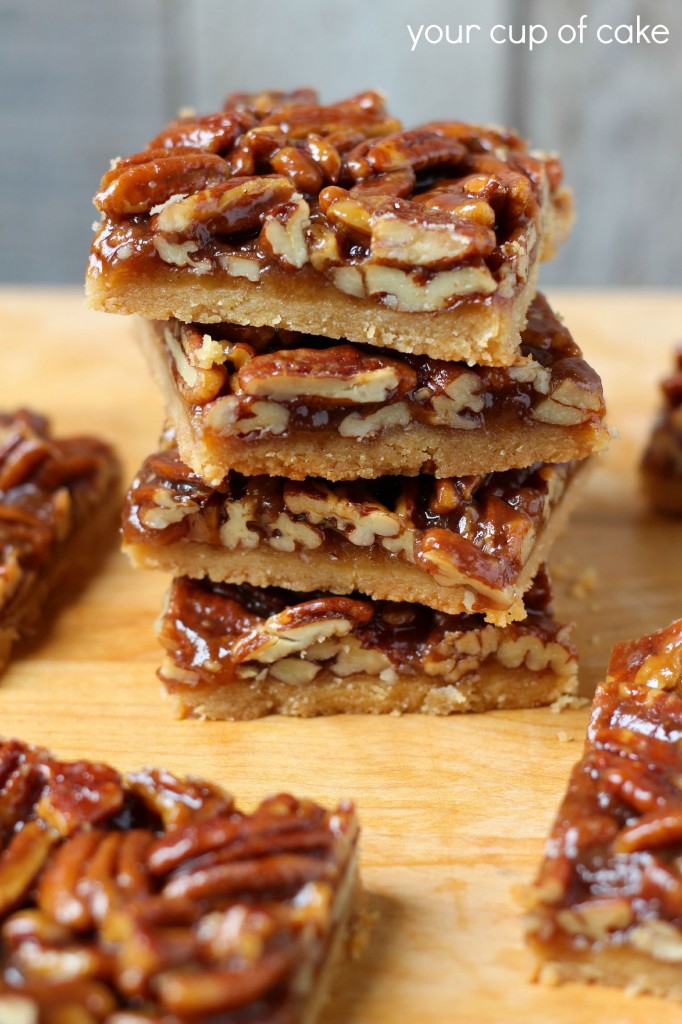 Pecan Pie Bars - Your Cup of Cake