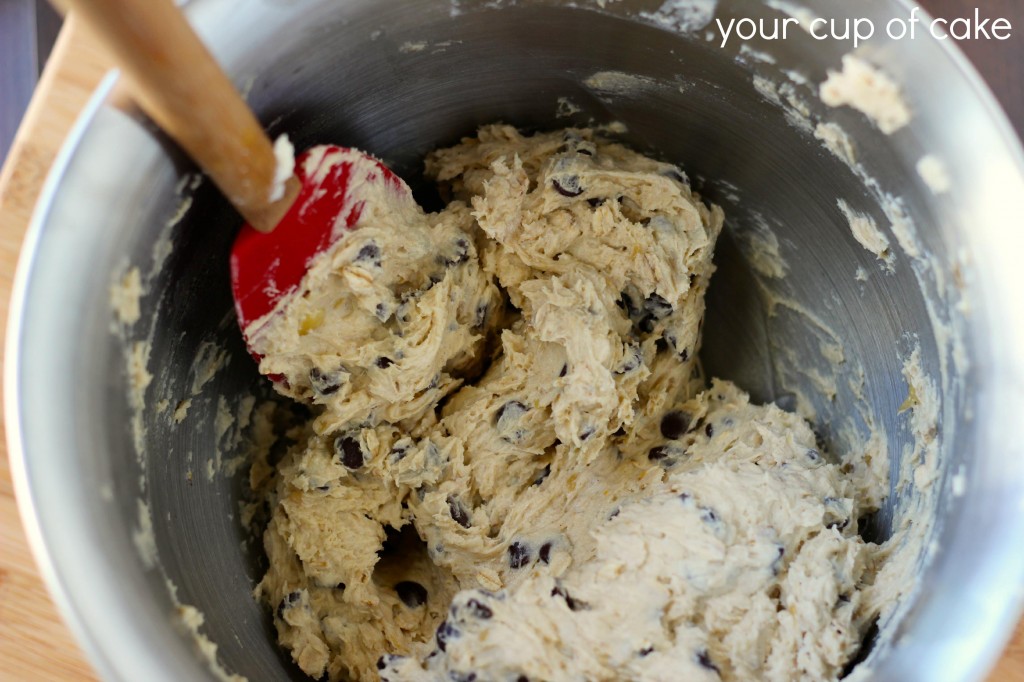 banana cookie batter