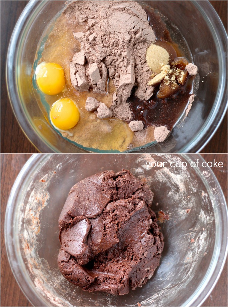 chocolate cake mix cookie dough