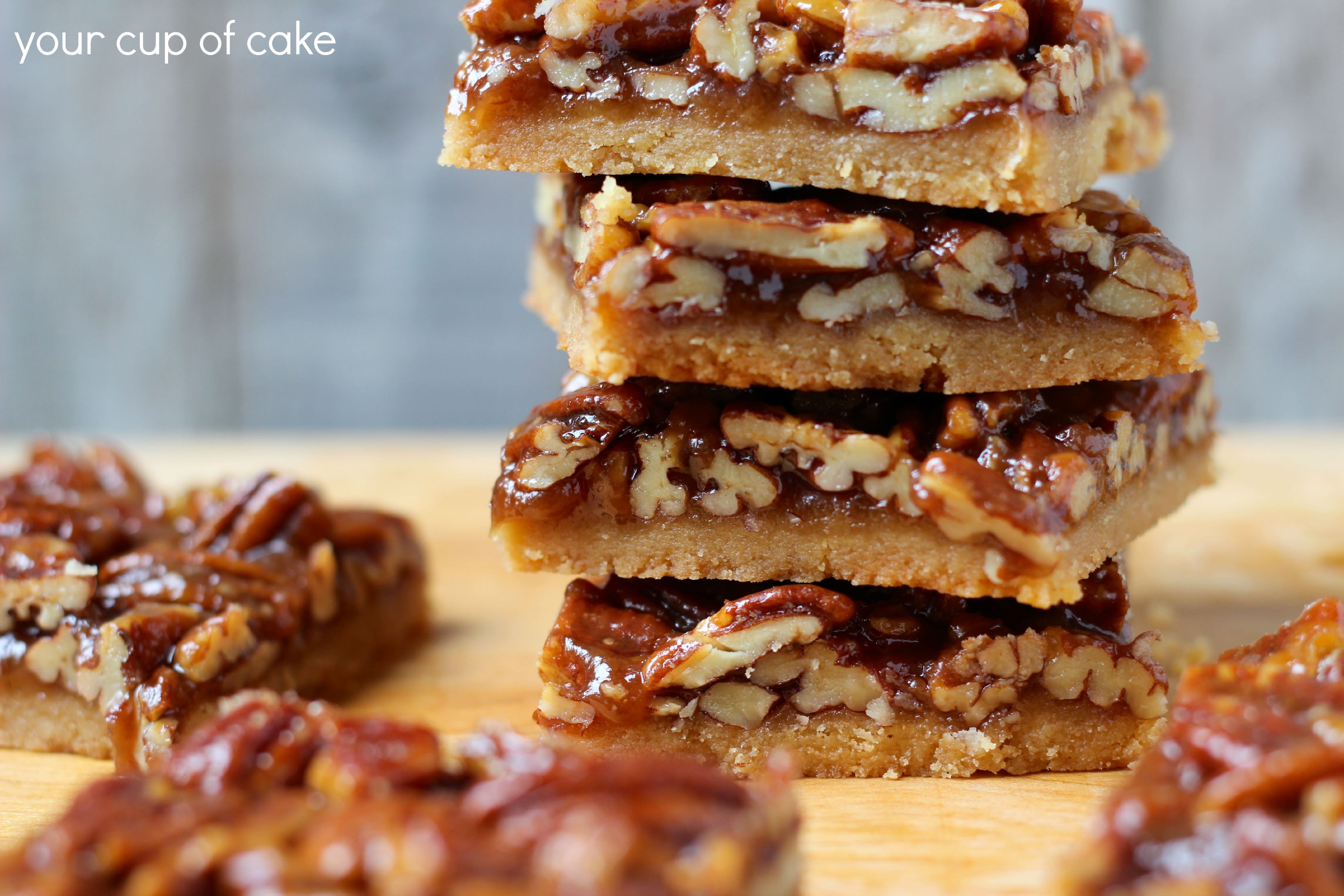 Pecan Pie Bars - Your Cup of Cake