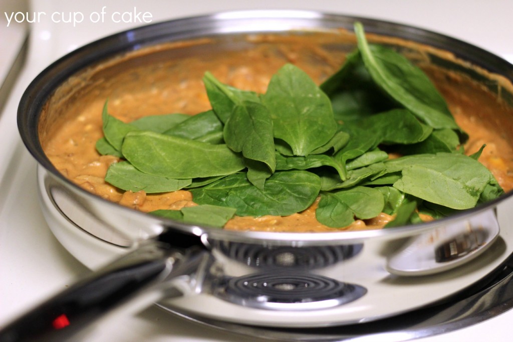 tomato spinach pasta sauce