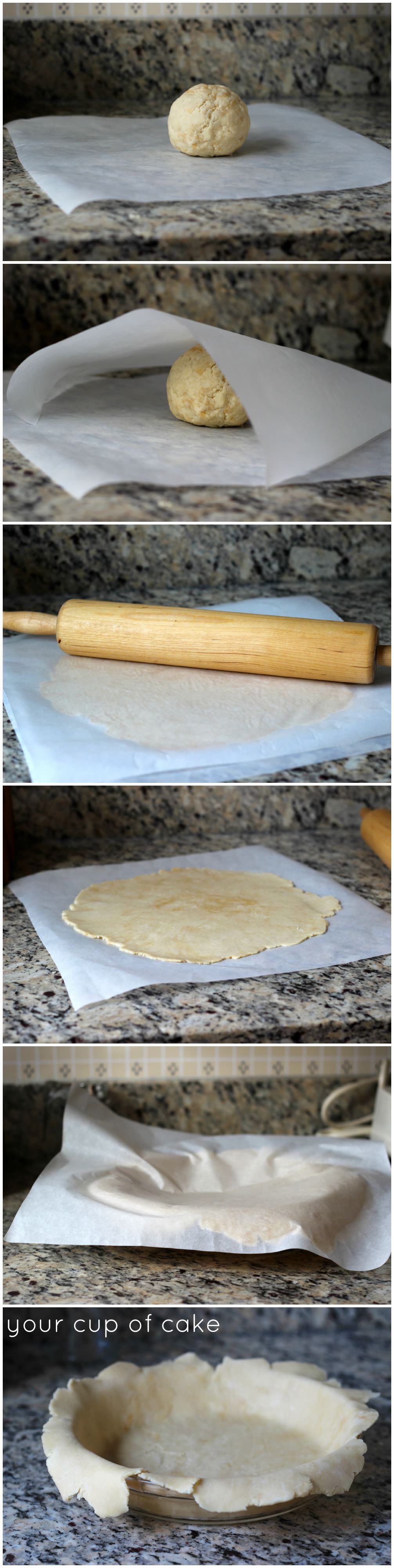 How to roll out pie crust without leaving holes