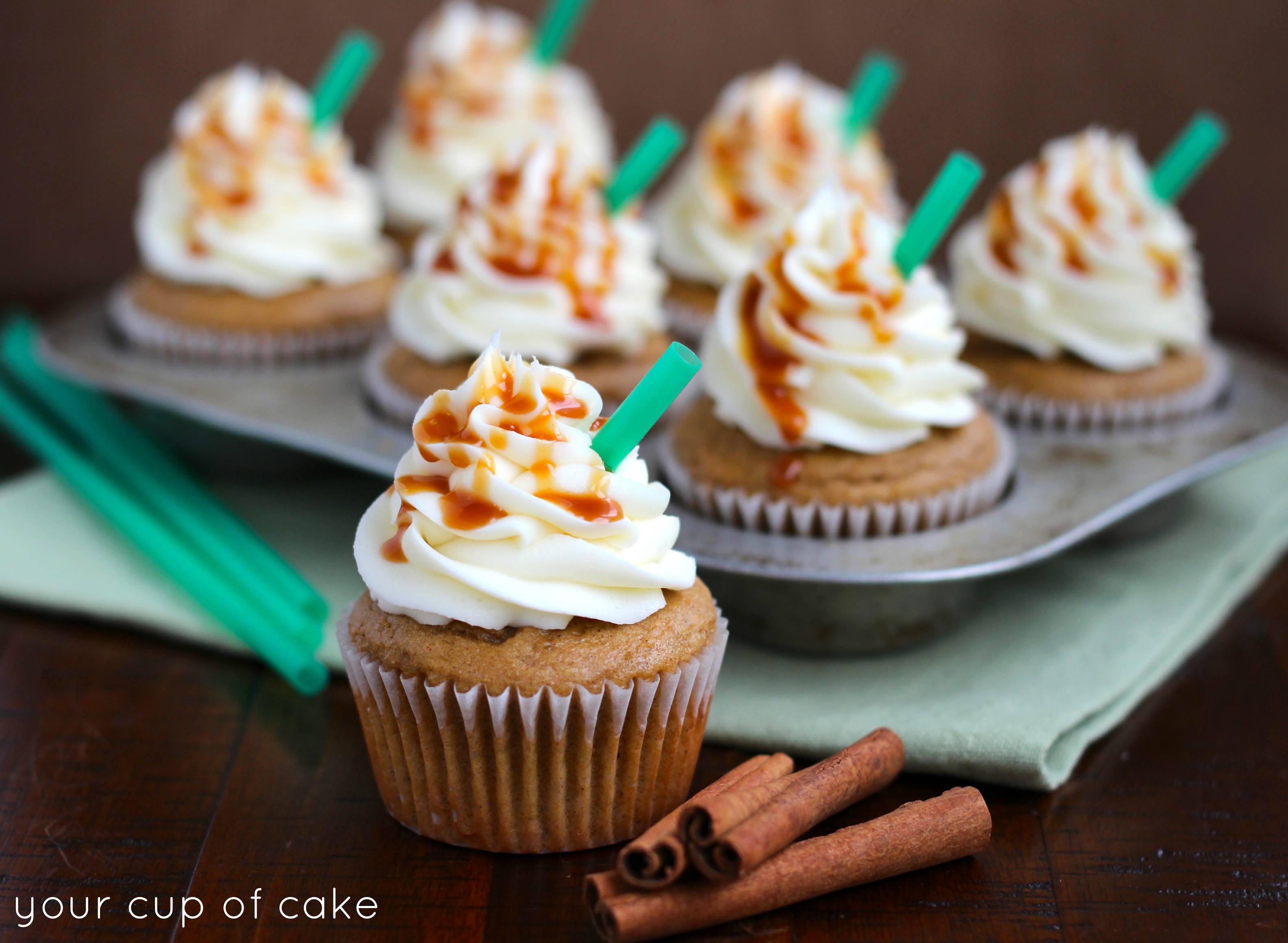 Pumpkin Spice Latte Cupcakes Your Cup of Cake