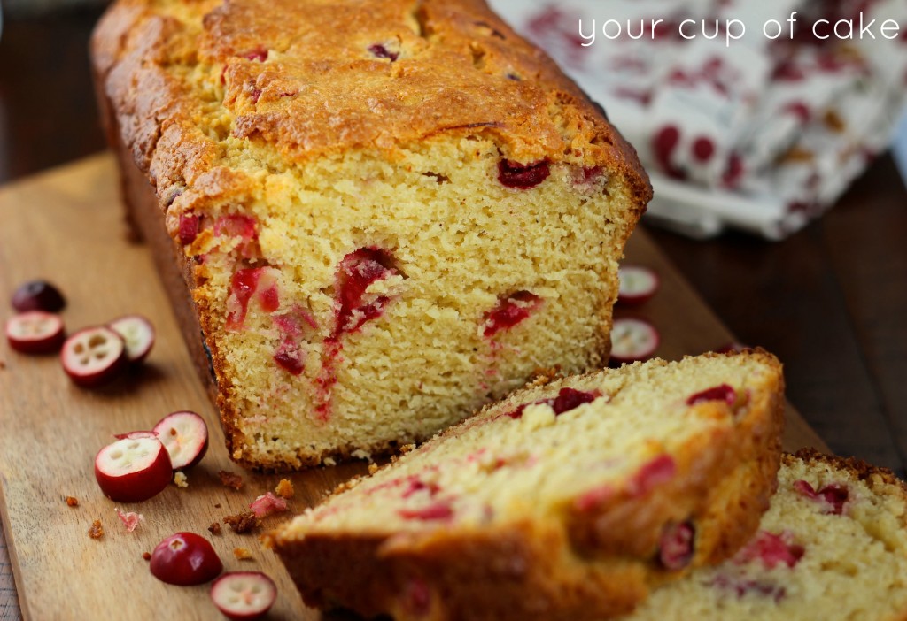 eggnog cranberry bread