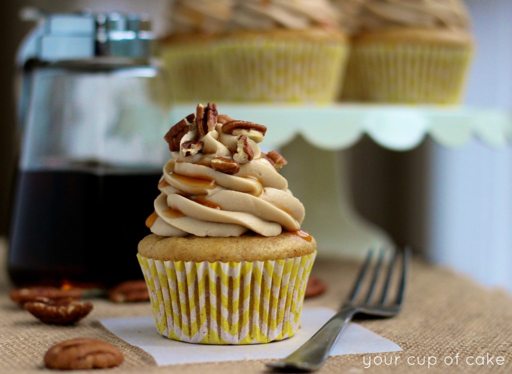 pumpkin pancake cupcake