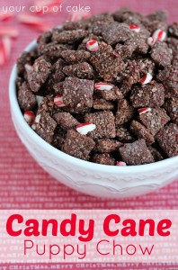 Candy Cane Puppy Chow