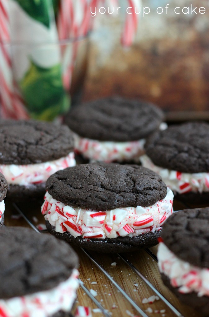 Candy Cane Whoopie Pies