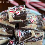 Chocolate Swirl Candy Cane Fudge