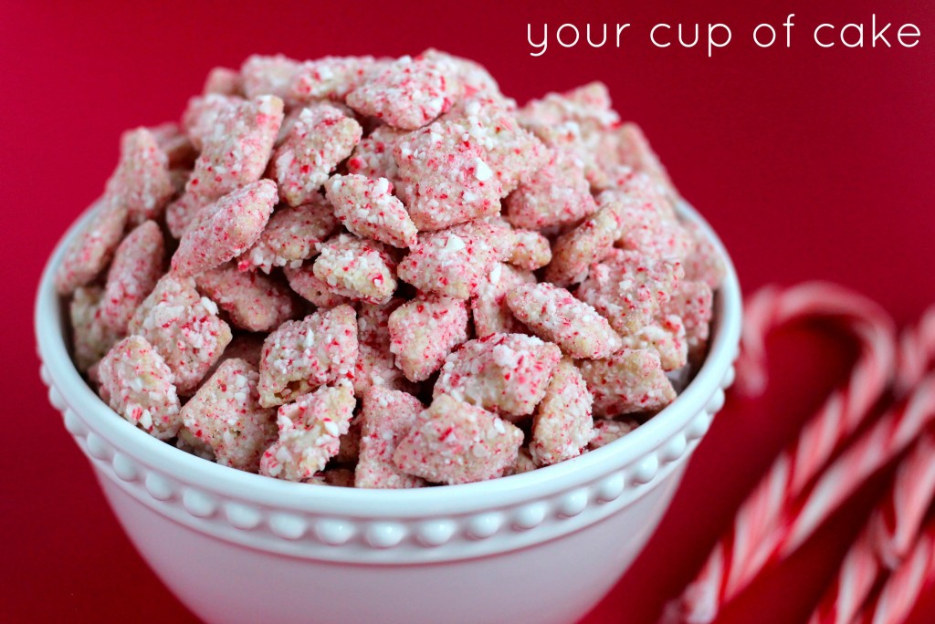 Peppermint Bark Muddy Buddies