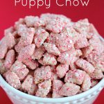 Peppermint Bark Puppy Chow [Muddy Buddies]