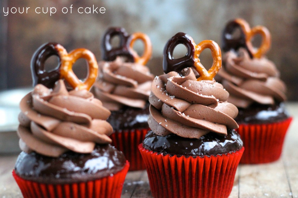 Salted Chocolate Cupcakes