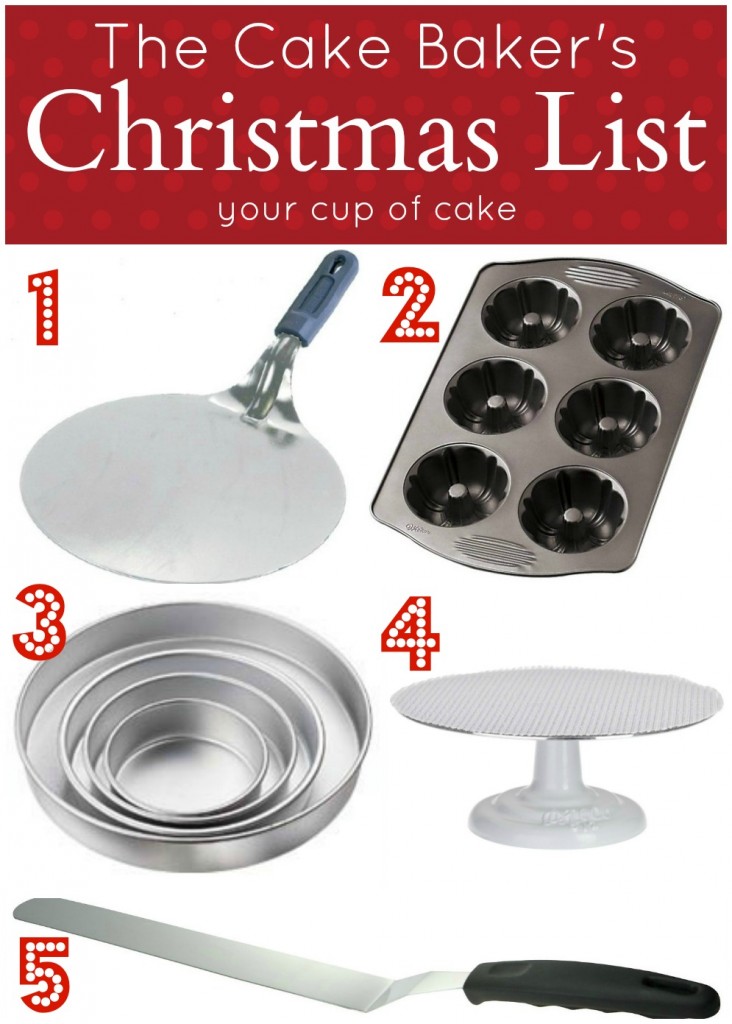 The Cake Bakers Christmas List