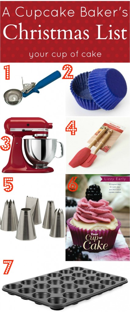 The Cupcake Bakers Christmas List