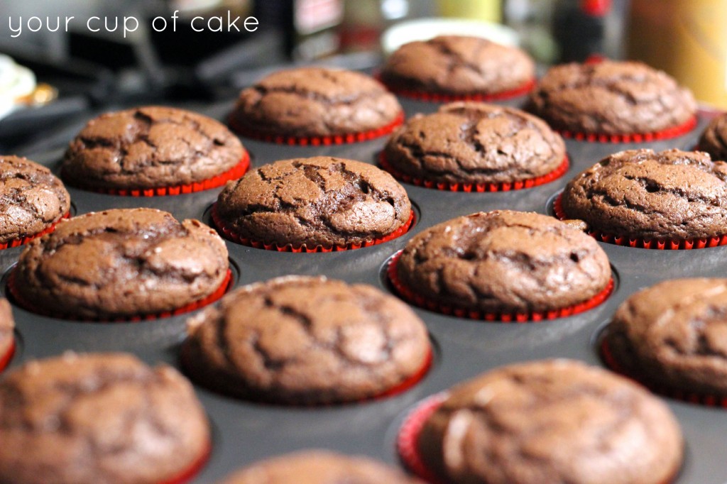 baking chocolate cupcakes