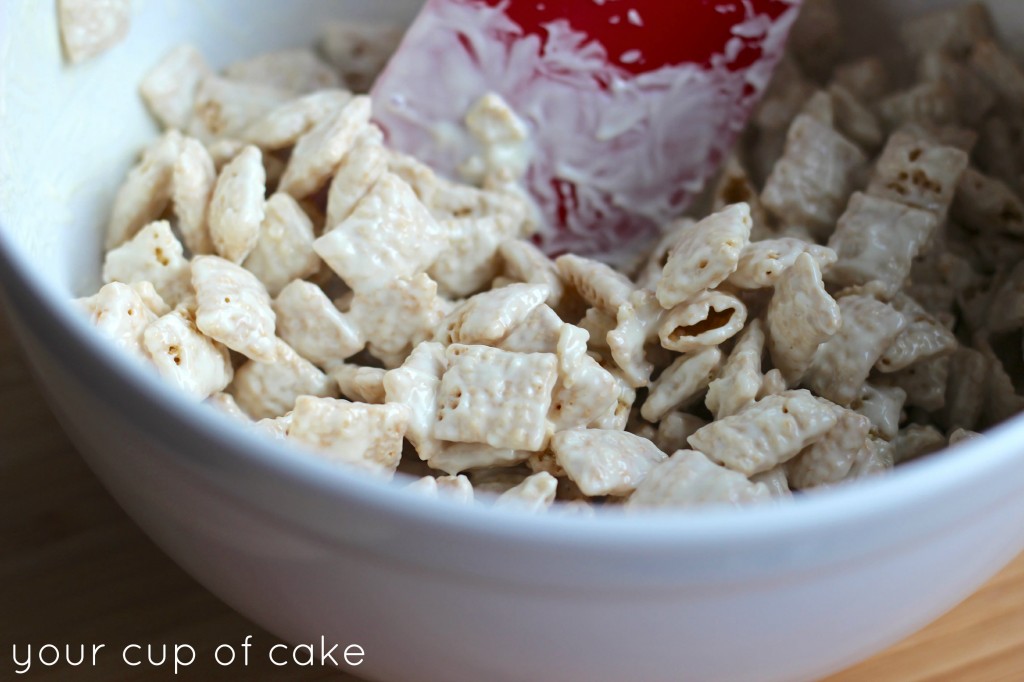 making muddy buddies