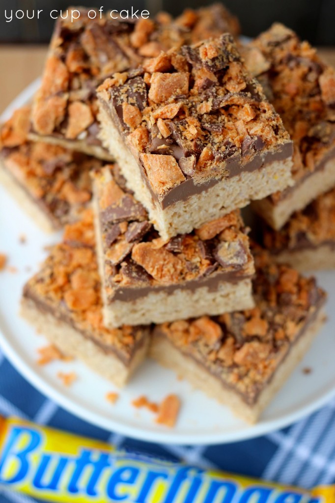 Butterfinger Rice Crispy Treats