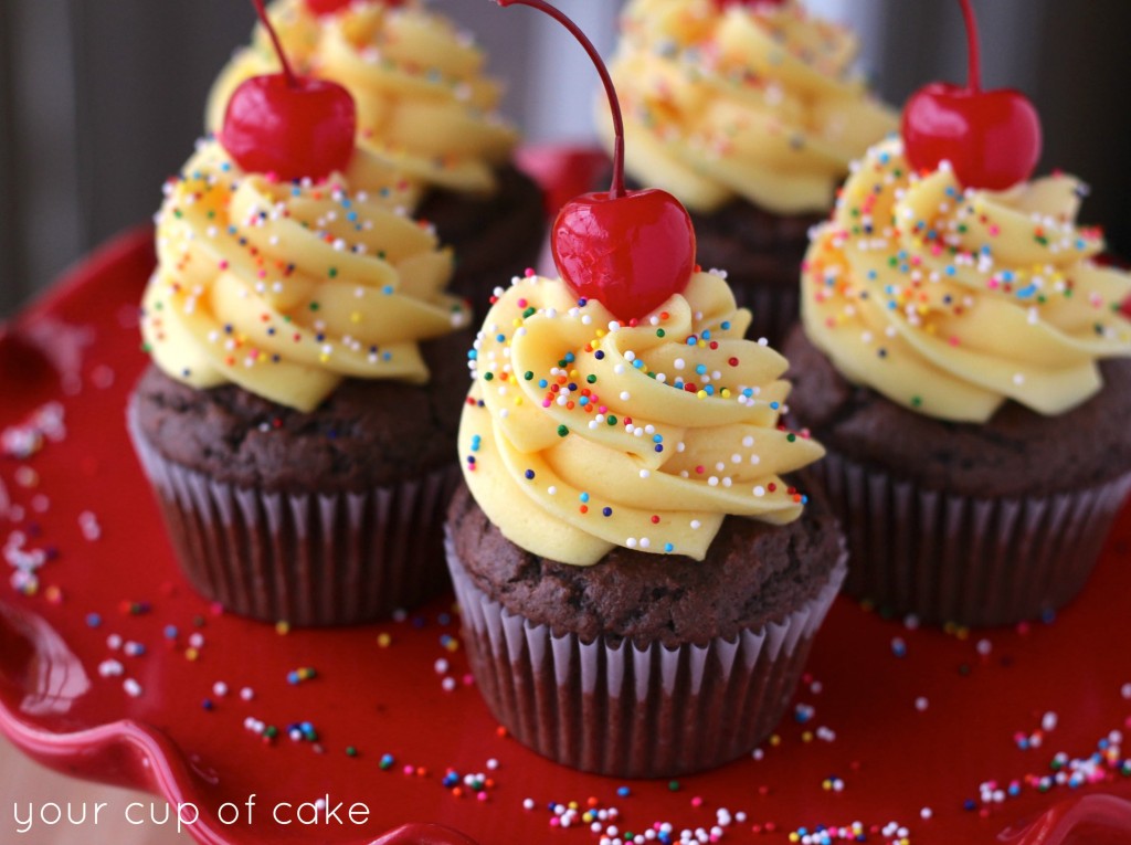 Chocolate Cake Batter Cupcake