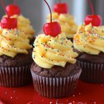 Chocolate Cake Batter Cupcakes