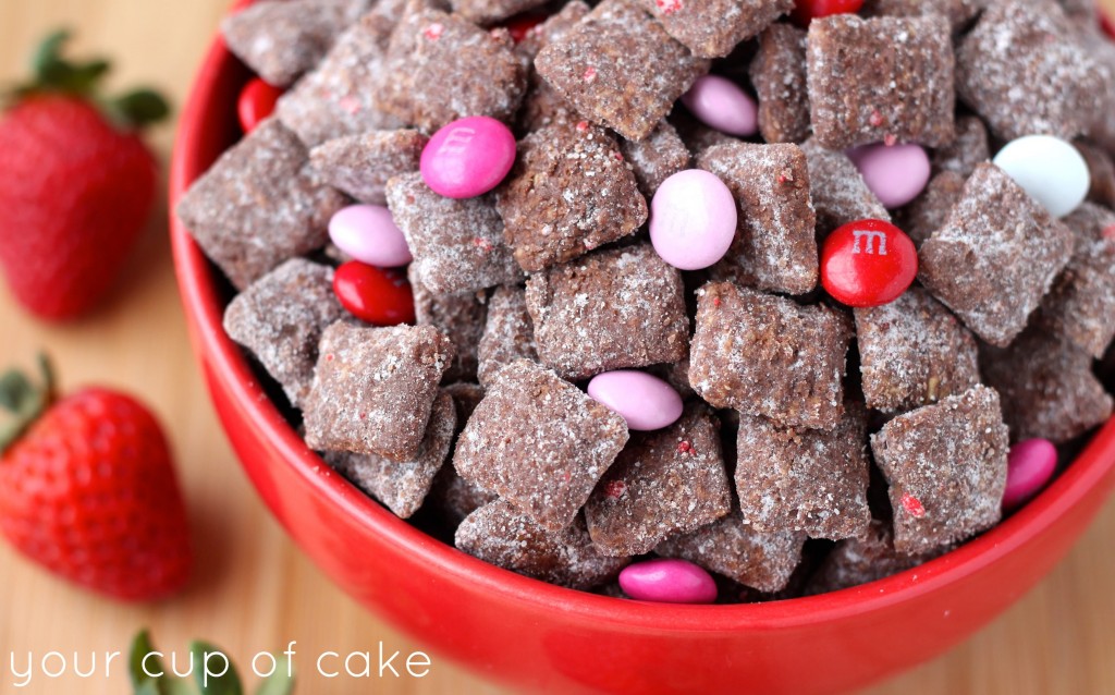 Chocolate Strawberry Puppy Chow