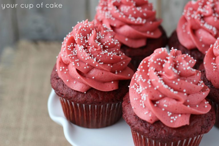 Double Red Velvet Cupcakes