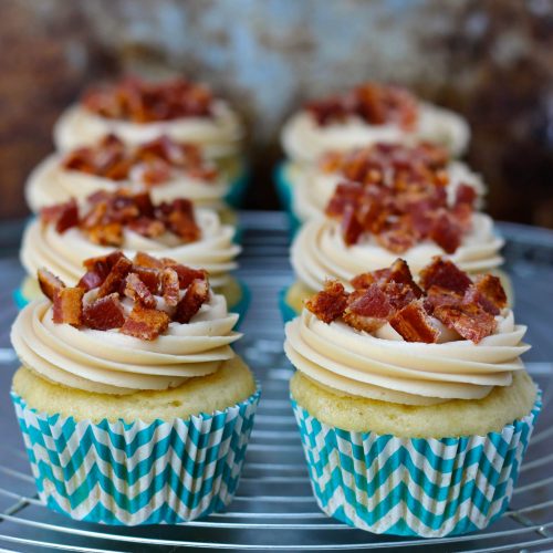 Maple Bacon Cupcakes - Your Cup of Cake